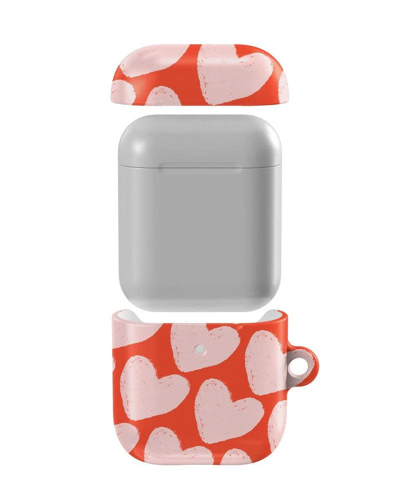 Love You More | Heart Doodle AirPods Case - Image 4
