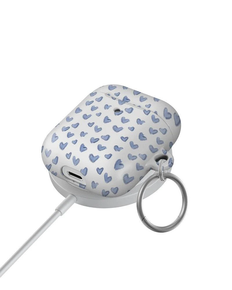 Lovebug | Blue Hearts AirPods Case - Image 5