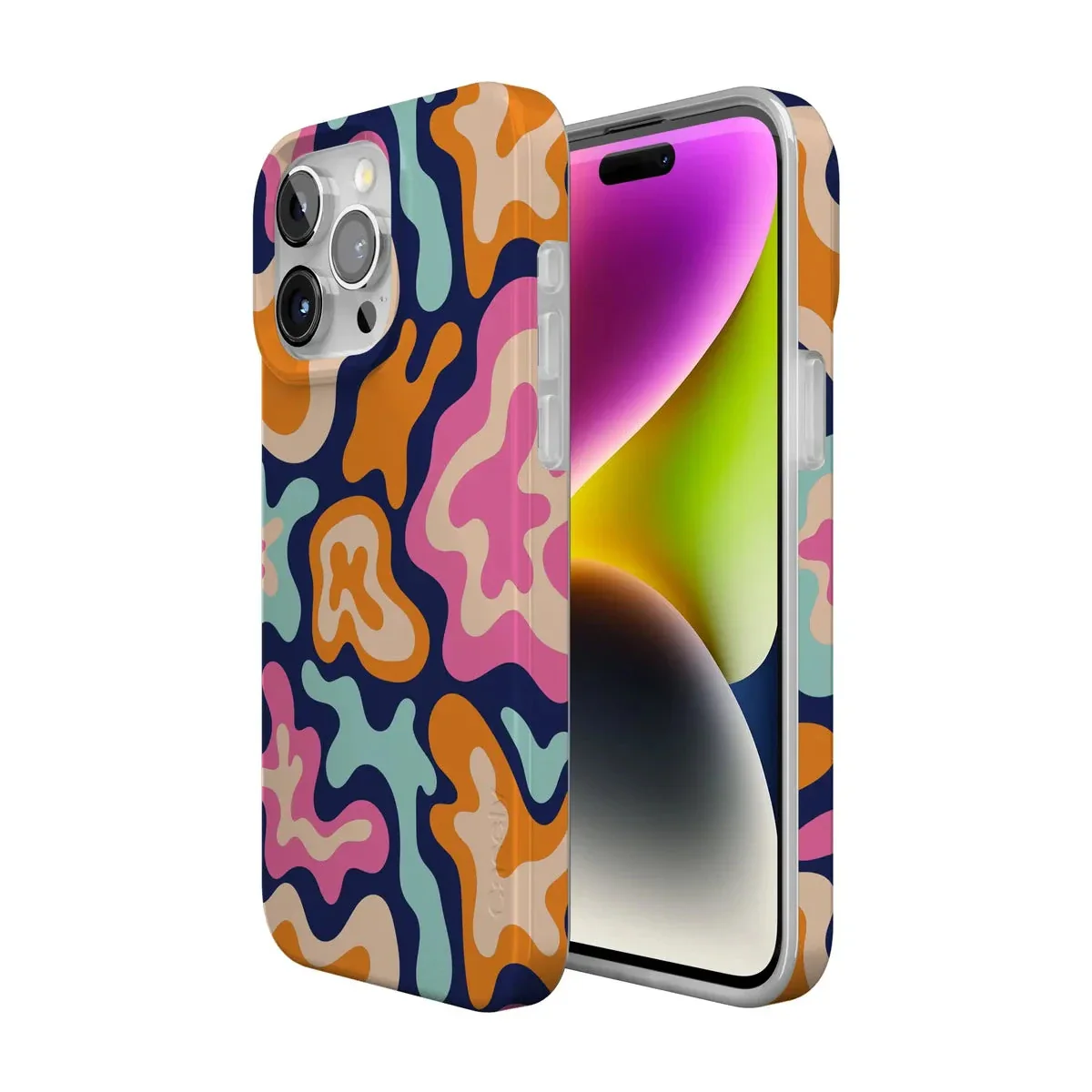 Midnight Color Splash | Abstract Retro Case - Image 136