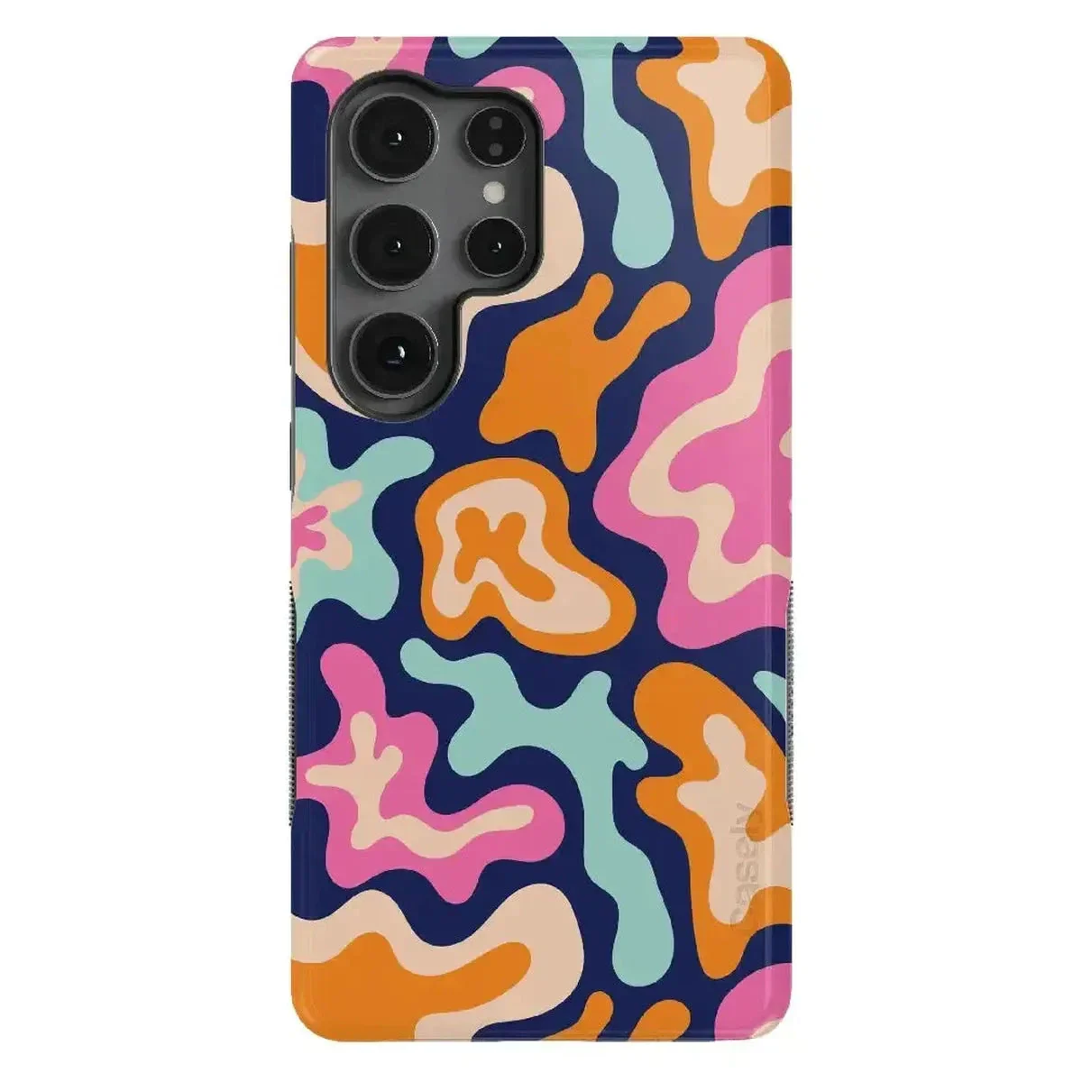 Midnight Color Splash | Abstract Retro Samsung Case - Image 46