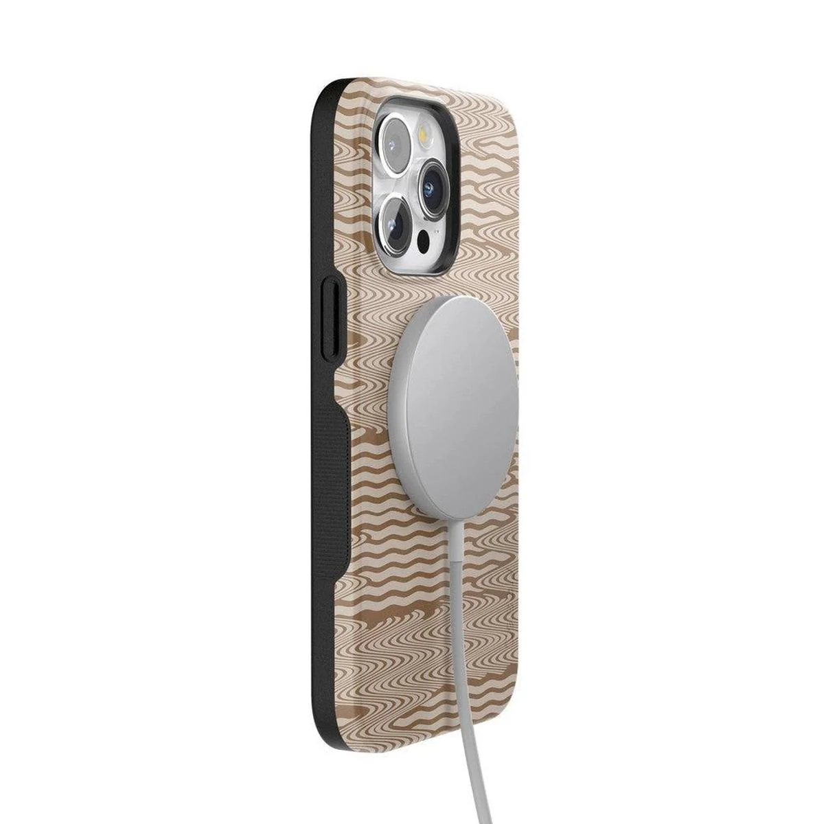 Mocha Ripple | Brown Waves Case - Image 109