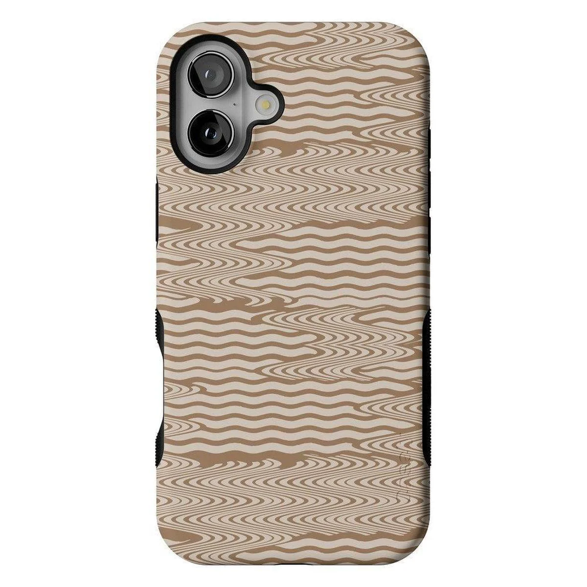 Mocha Ripple | Brown Waves Case - Image 112