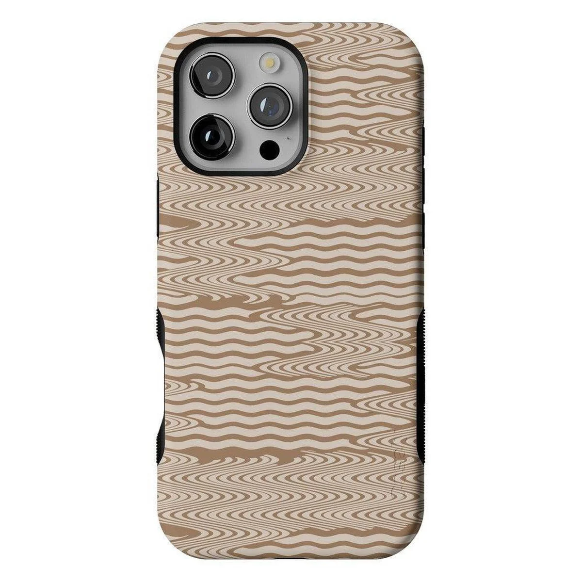 Mocha Ripple | Brown Waves Case - Image 113