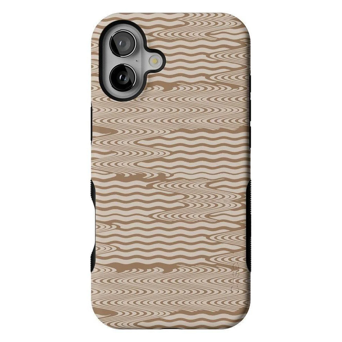 Mocha Ripple | Brown Waves Case - Image 115