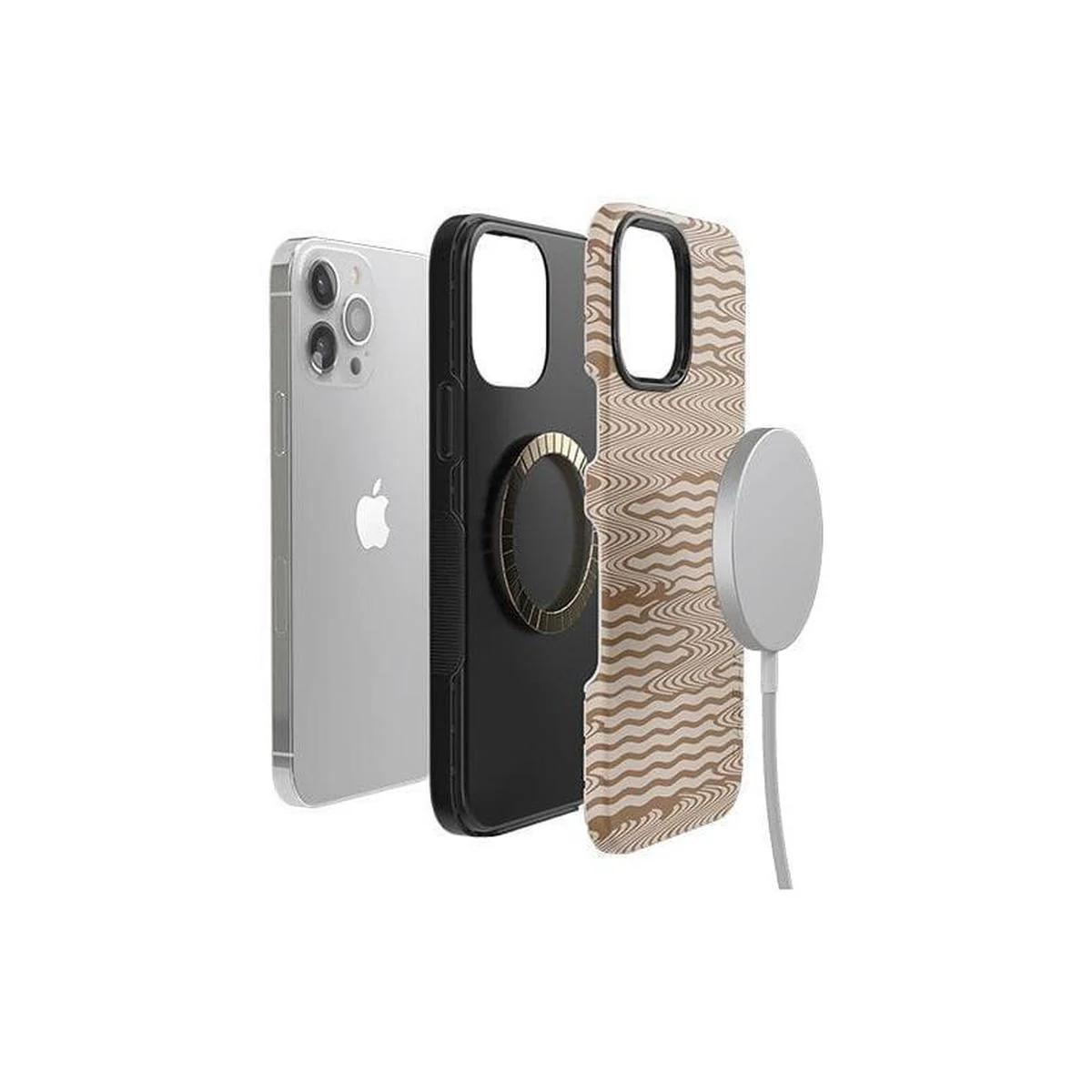 Mocha Ripple | Brown Waves Case - Image 18