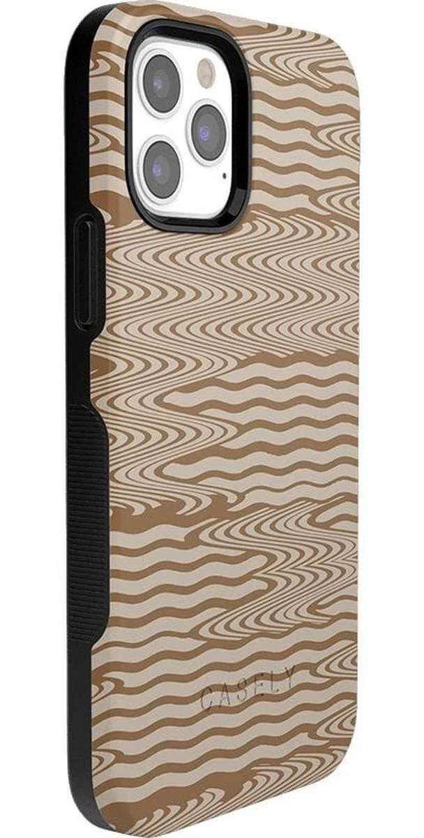Mocha Ripple | Brown Waves Case - Image 29