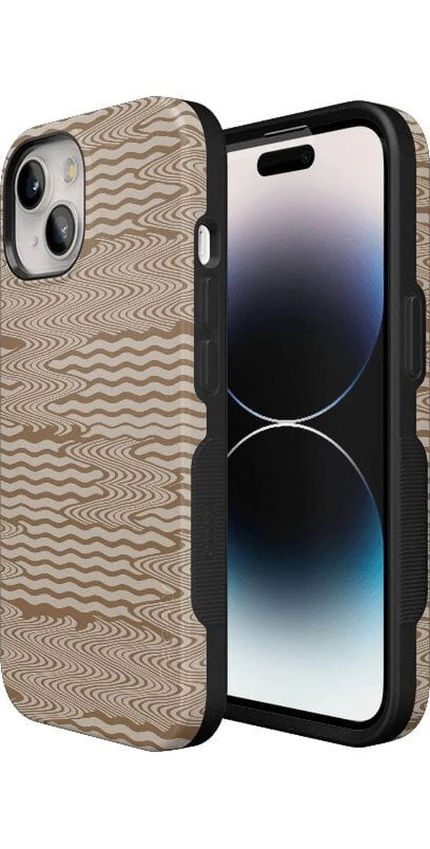 Mocha Ripple | Brown Waves Case - Image 48