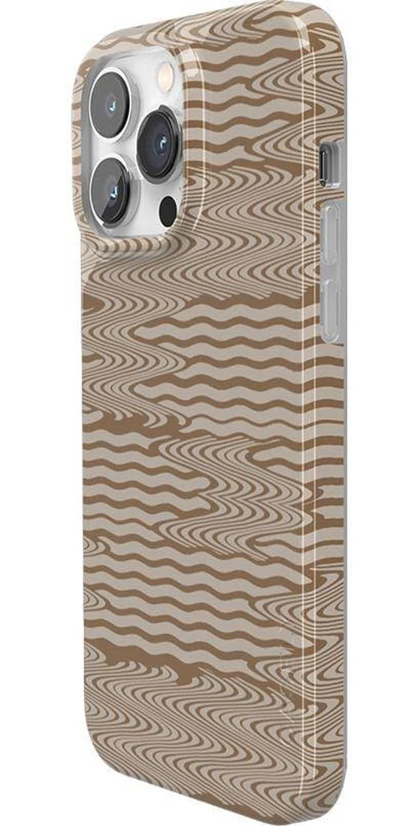 Mocha Ripple | Brown Waves Case - Image 57