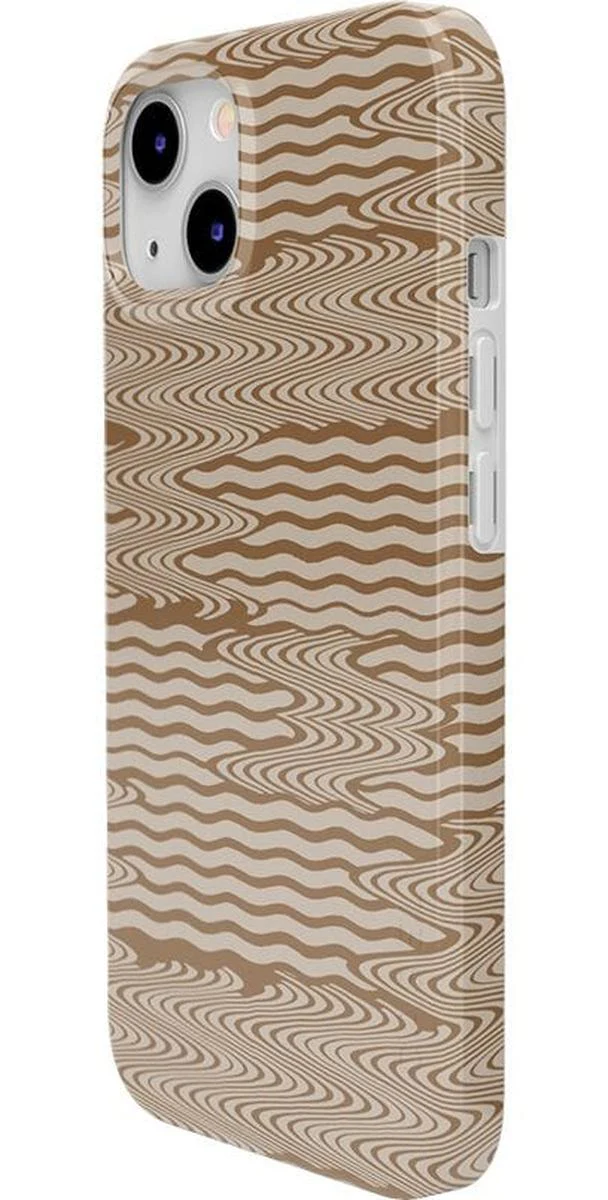 Mocha Ripple | Brown Waves Case - Image 66