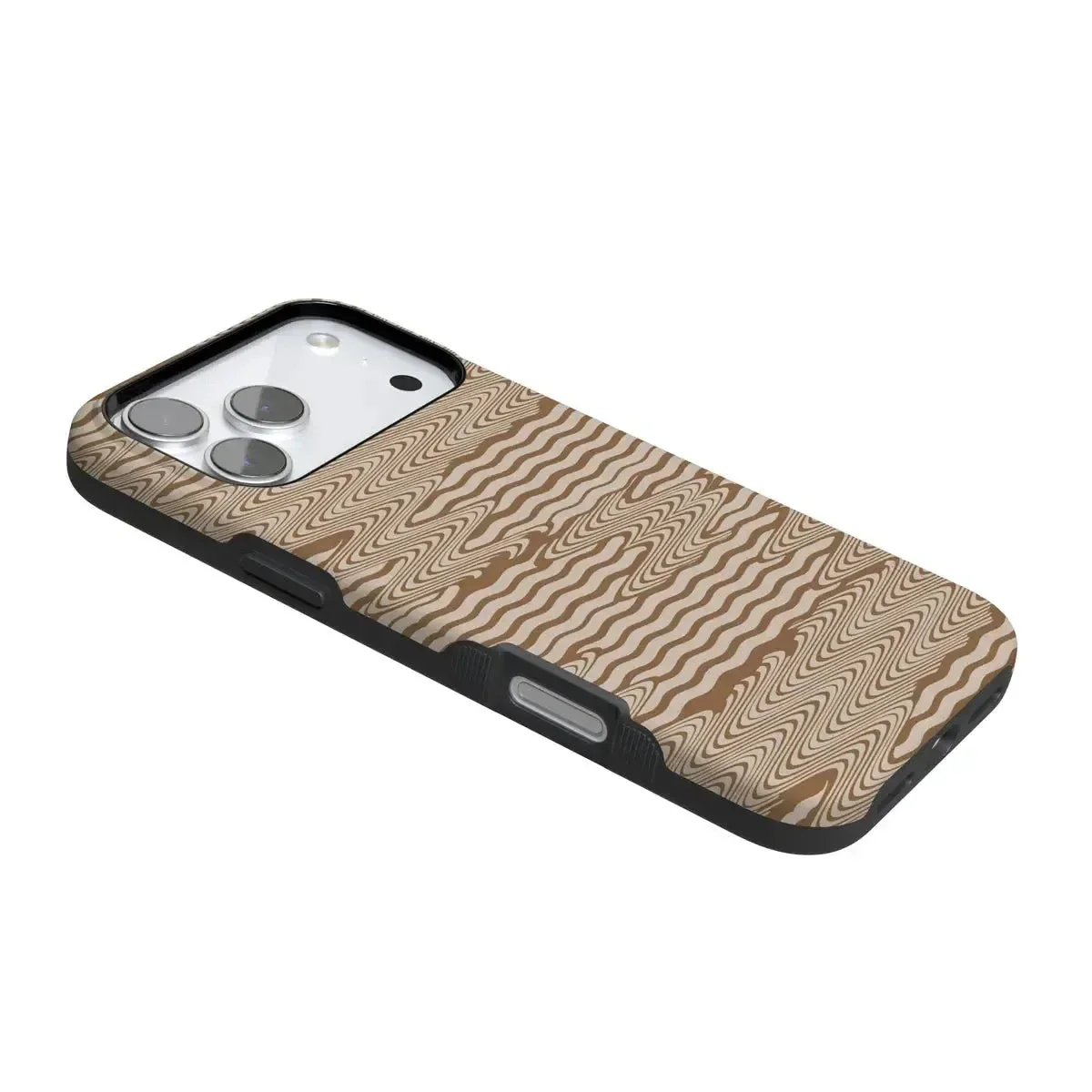 Mocha Ripple | Brown Waves Case - Image 7