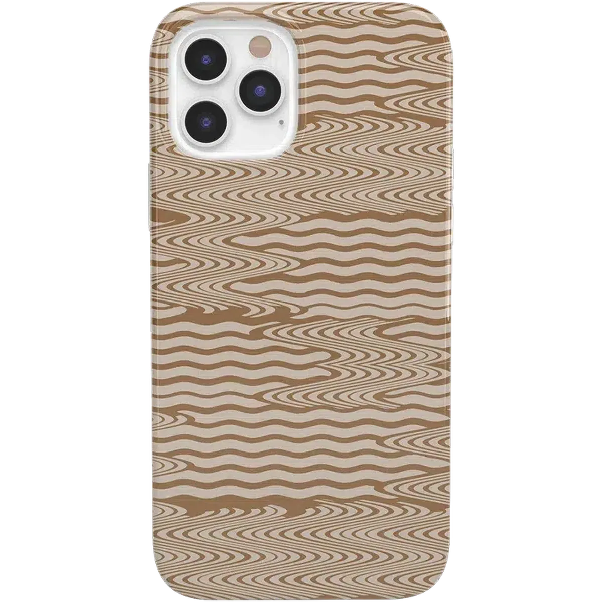 Mocha Ripple | Brown Waves Case - Image 71