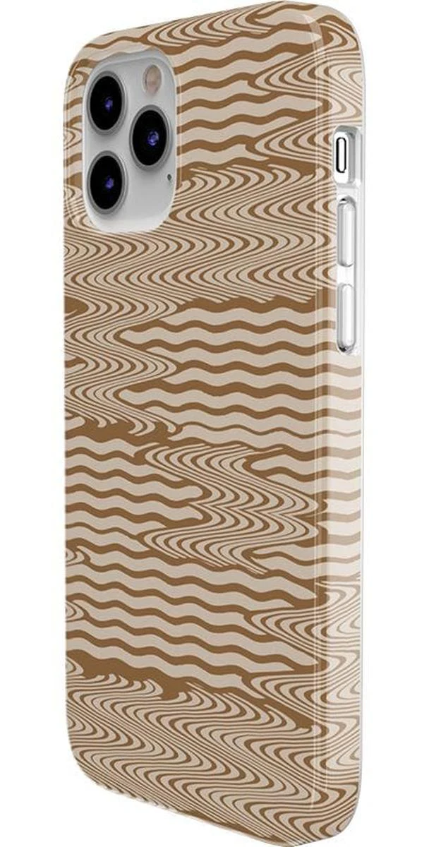 Mocha Ripple | Brown Waves Case - Image 72