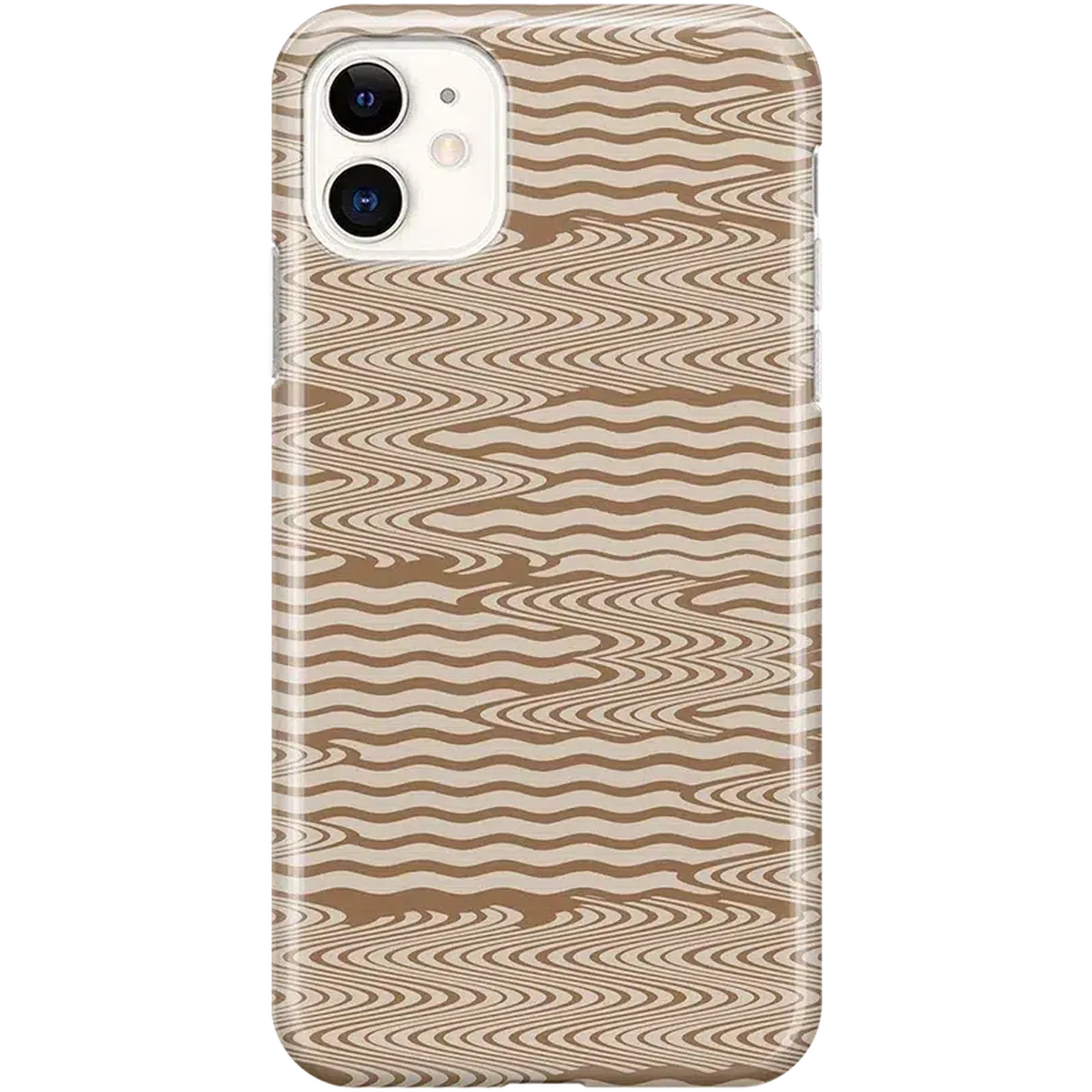 Mocha Ripple | Brown Waves Case - Image 77