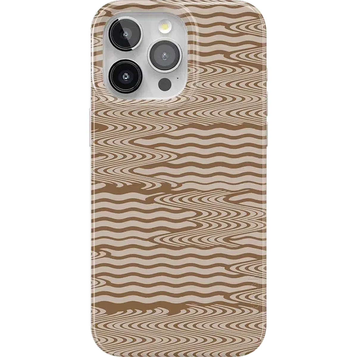 Mocha Ripple | Brown Waves Case - Image 85