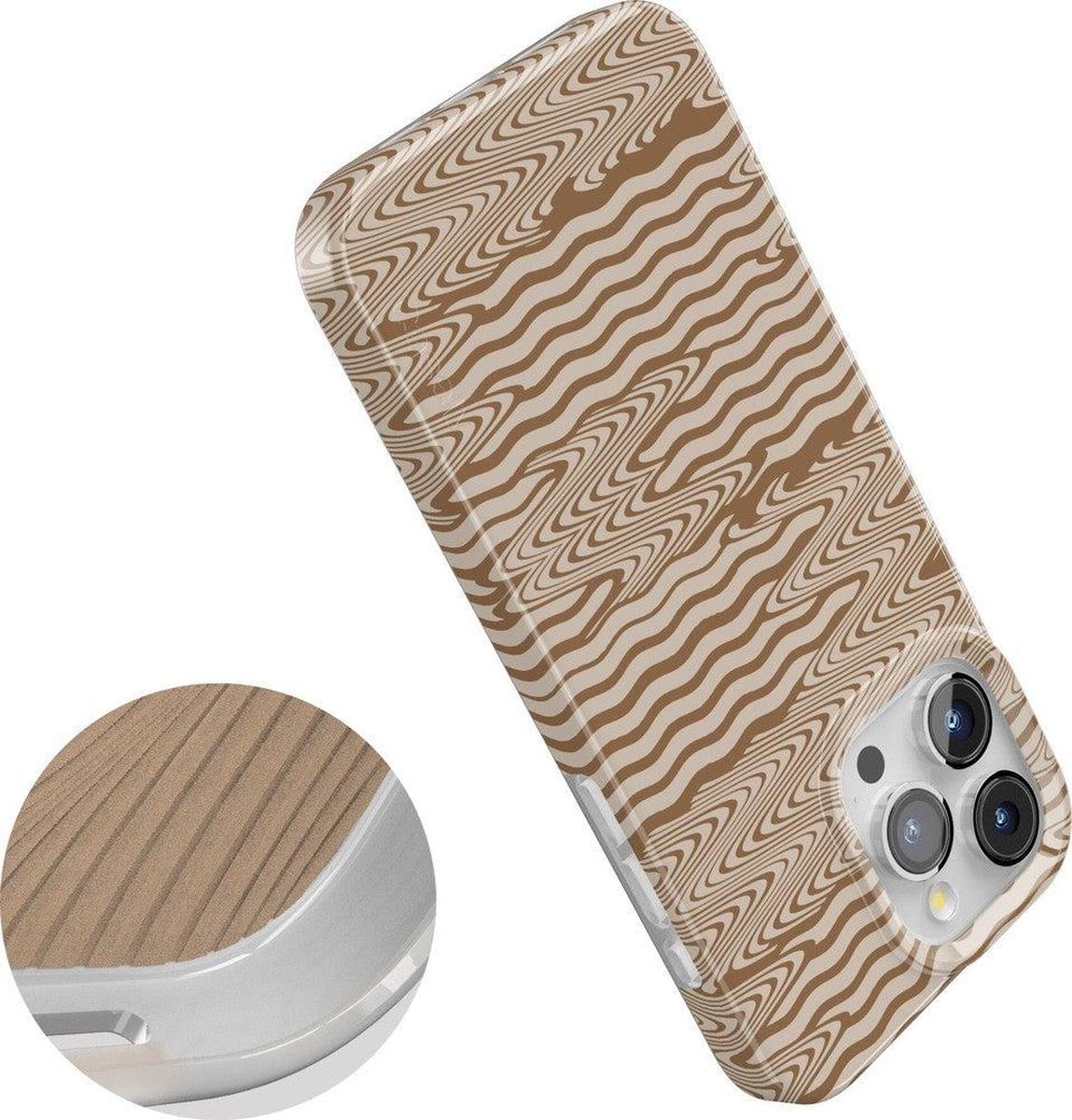 Mocha Ripple | Brown Waves Case - Image 88