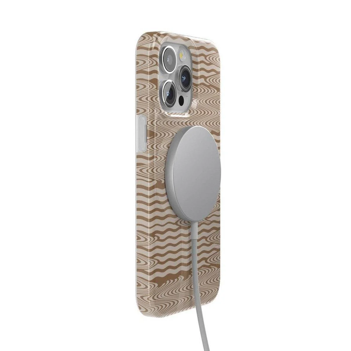 Mocha Ripple | Brown Waves Case - Image 89