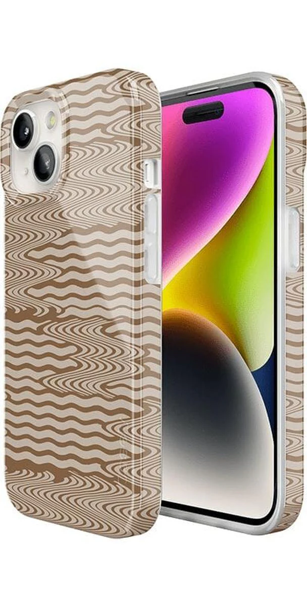 Mocha Ripple | Brown Waves Case - Image 95
