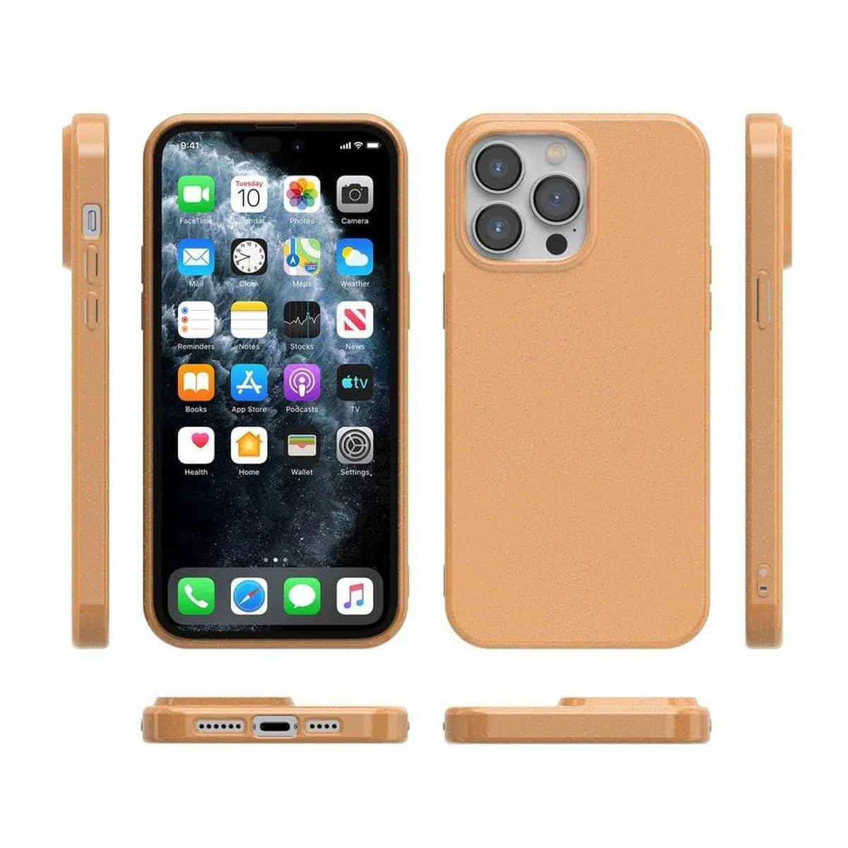 Morning Glow | Orange Pastel Shimmer Case - Image 20