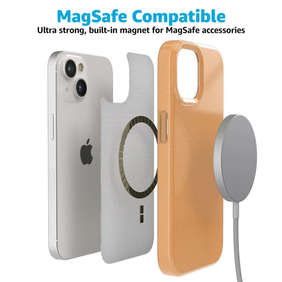 Morning Glow | Orange Pastel Shimmer Case - Image 38
