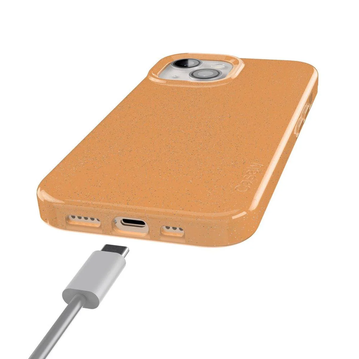 Morning Glow | Orange Pastel Shimmer Case - Image 39