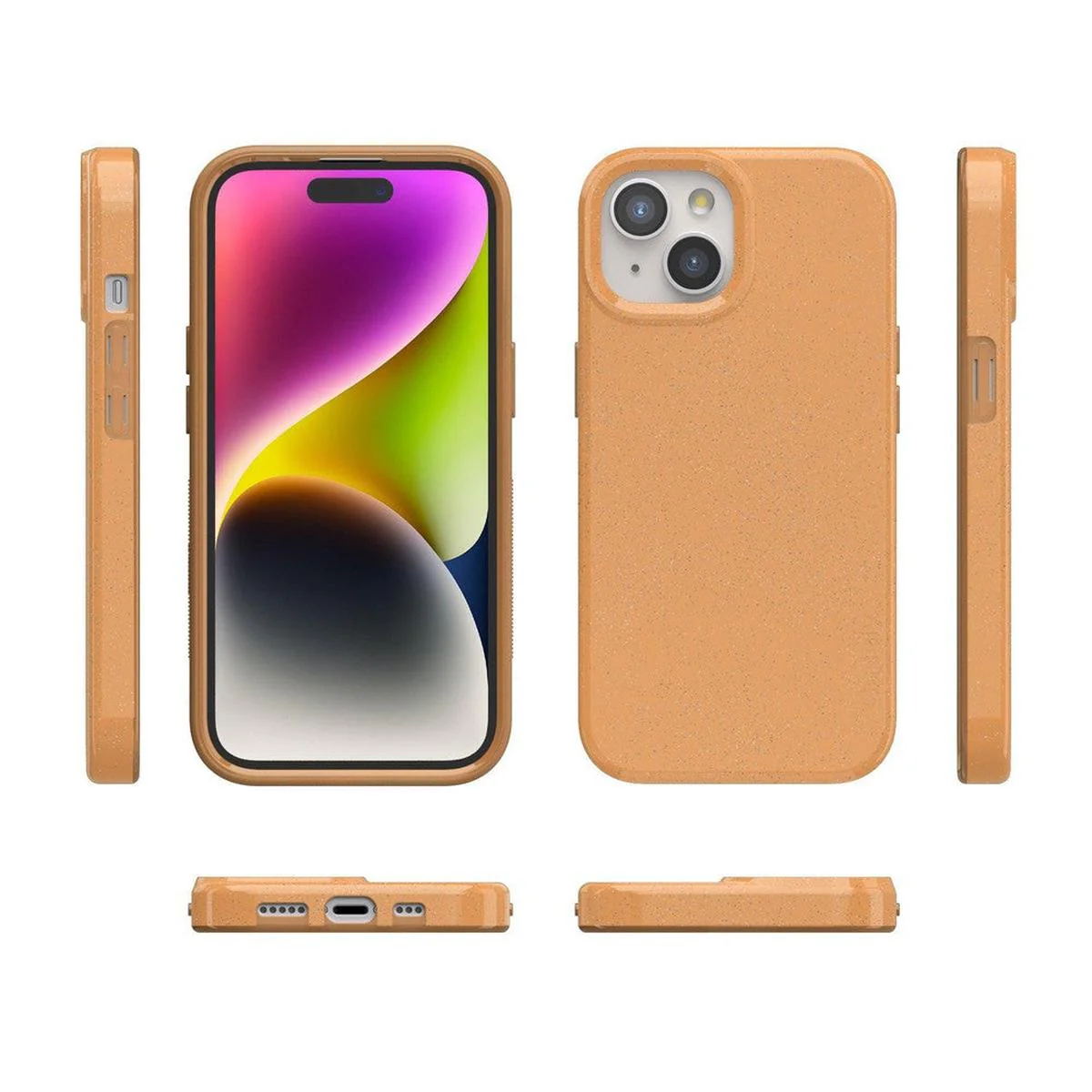 Morning Glow | Orange Pastel Shimmer Case - Image 41
