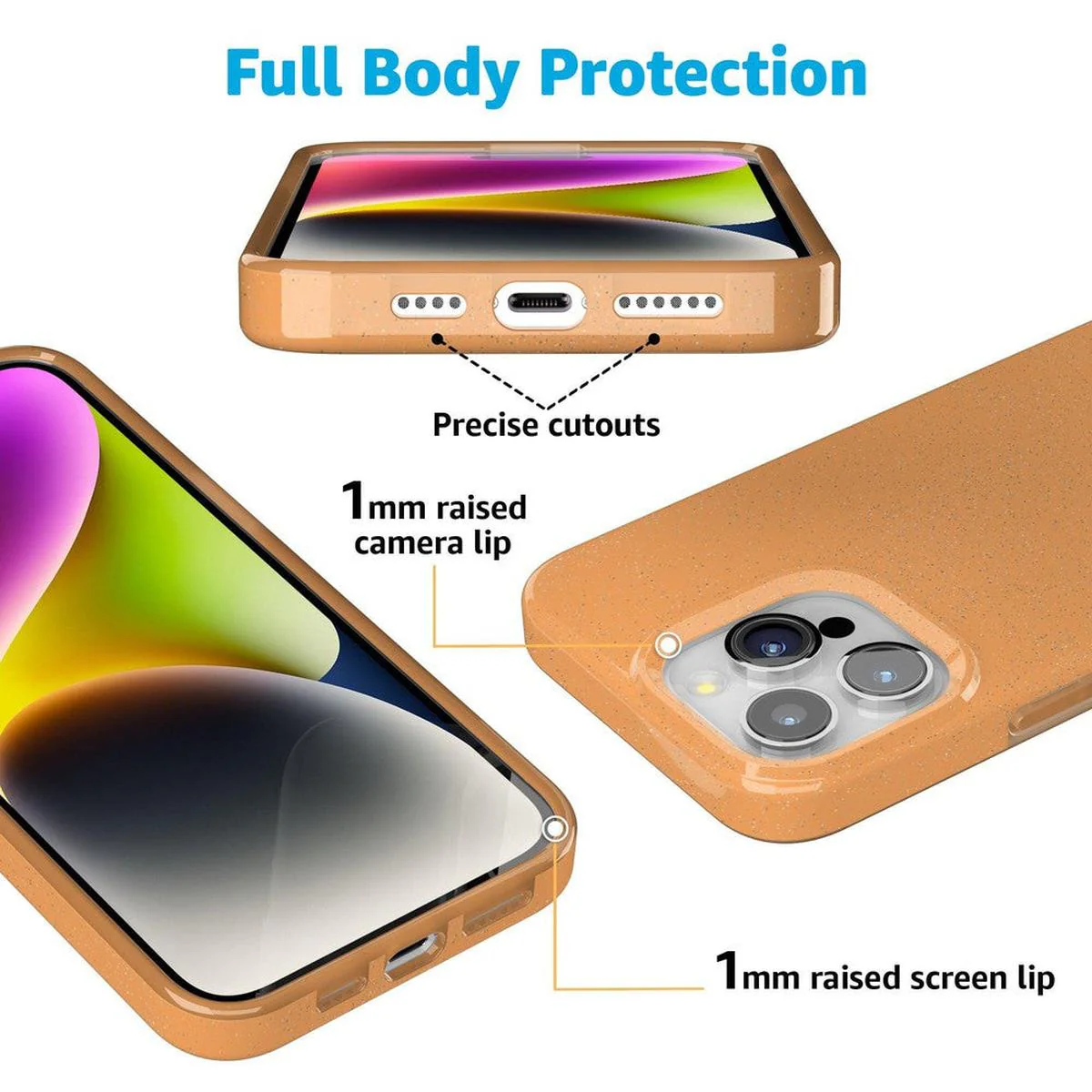 Morning Glow | Orange Pastel Shimmer Case - Image 7