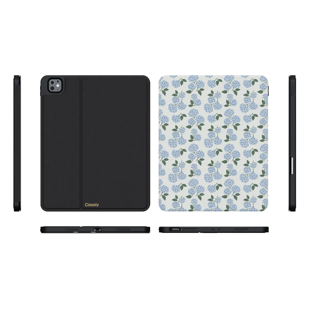 Nantucket Cottage | Blue Hydrangea iPad Case - Image 5