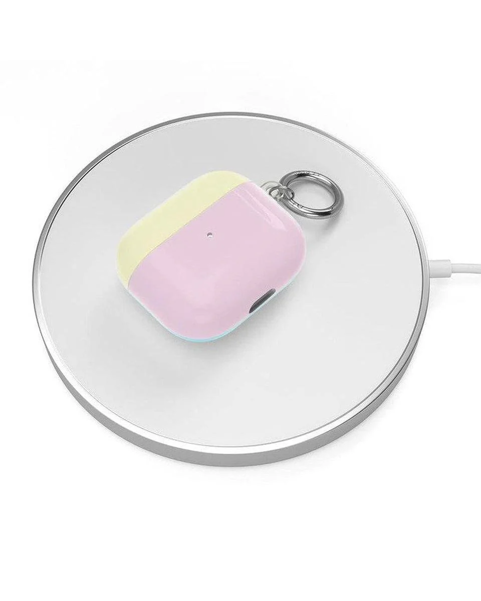 Neon Blue, Pink & Yellow | Colorblock AirPods Case - Image 11