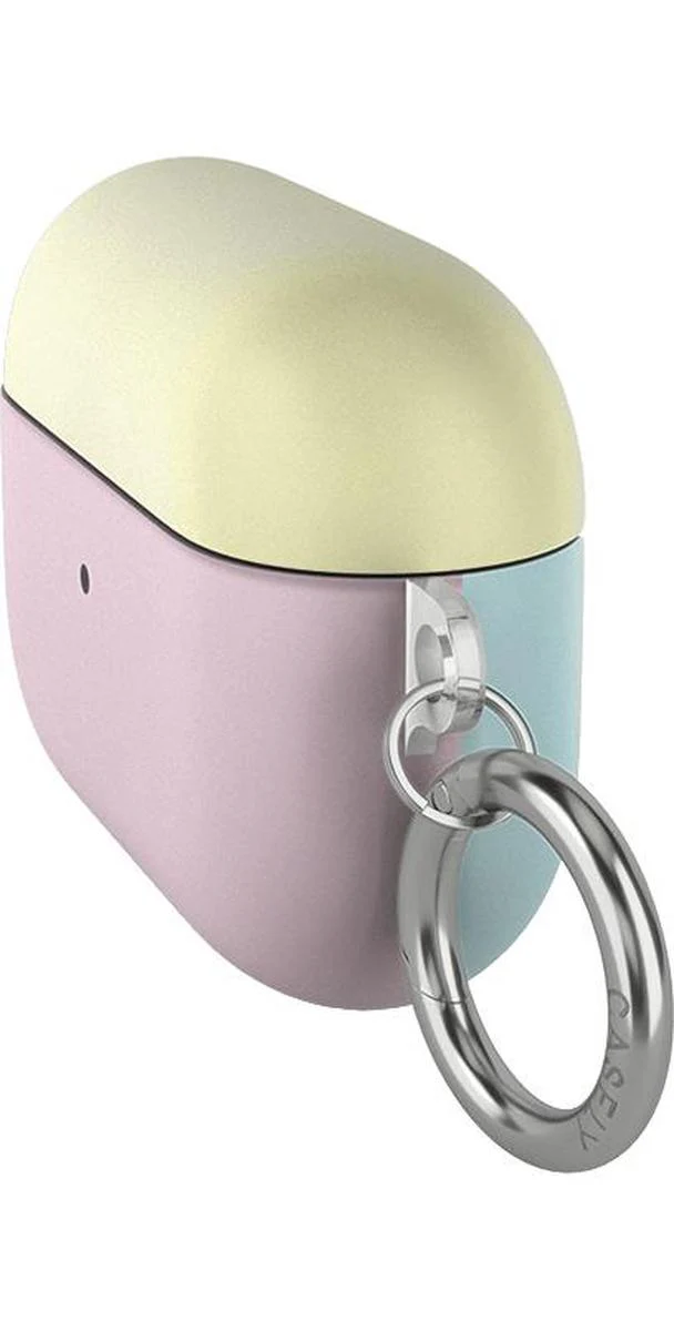Neon Blue, Pink & Yellow | Colorblock AirPods Case - Image 5