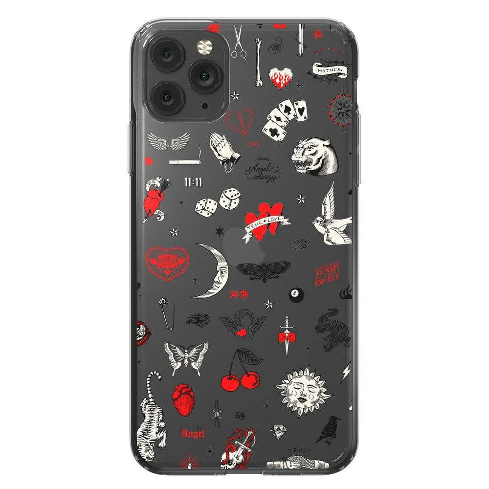 Not a Phase | Clear Flash Tattoo Case - Image 26