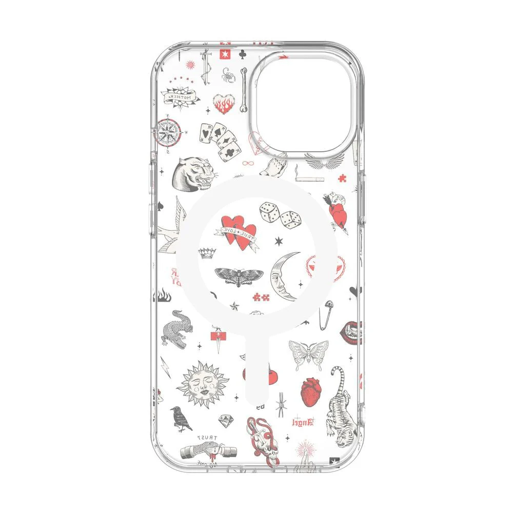 Not a Phase | Clear Flash Tattoo Case - Image 64