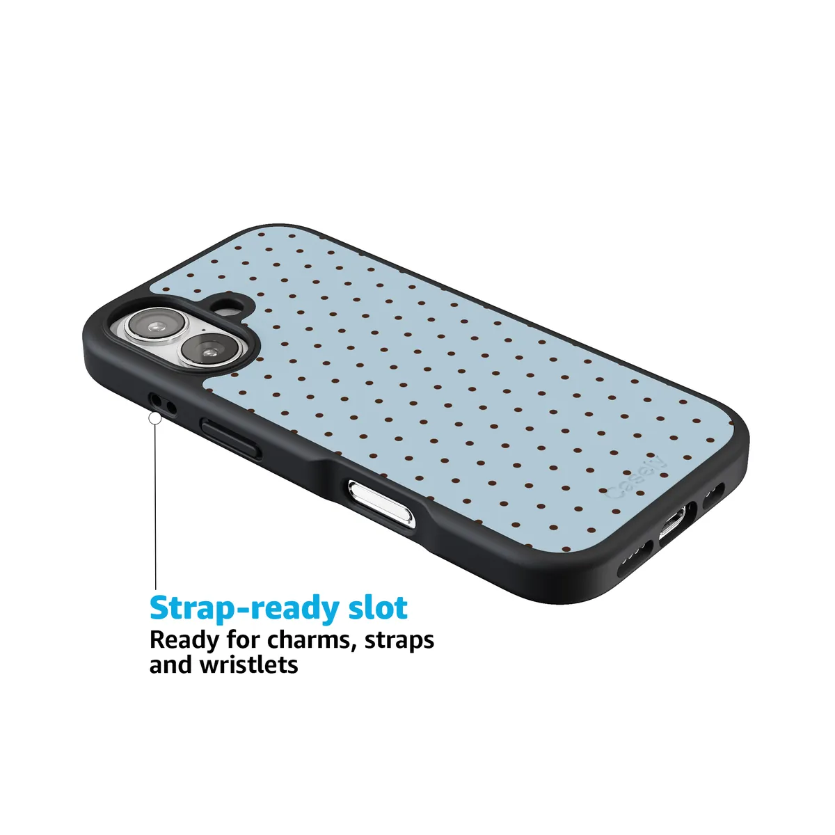 On the Dot | Blue Polka Dot Case - Image 183
