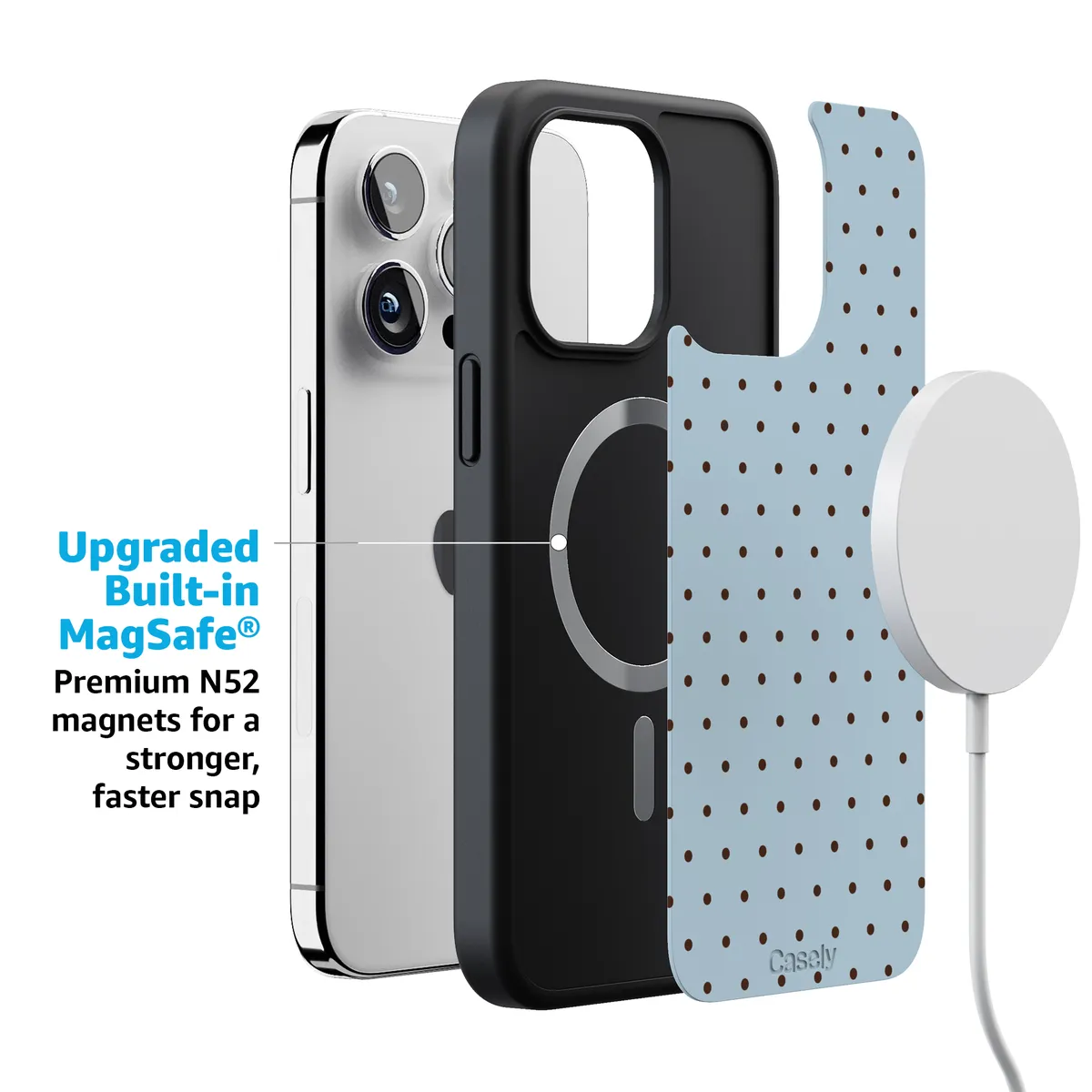 On the Dot | Blue Polka Dot Case - Image 210
