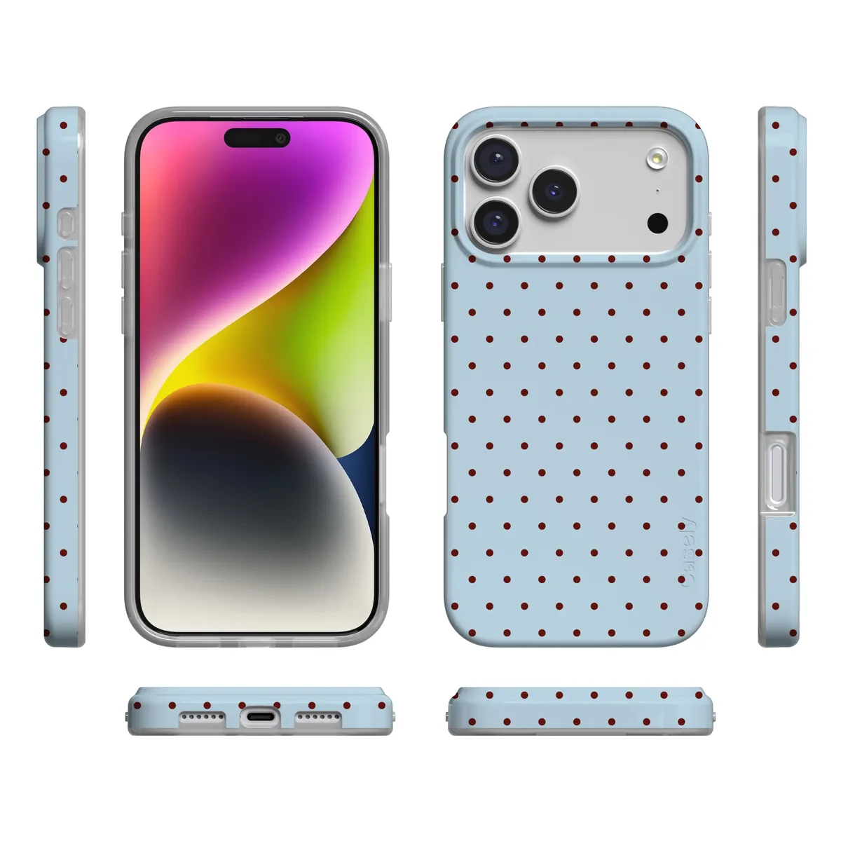 On the Dot | Blue Polka Dot Case - Image 81