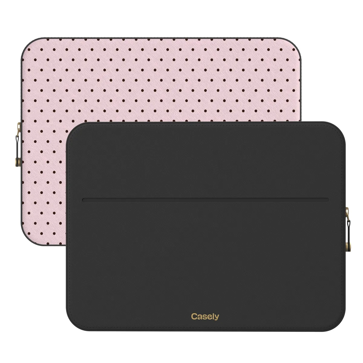 On the Dot | Pink Polka Dot Laptop Case - Image 12