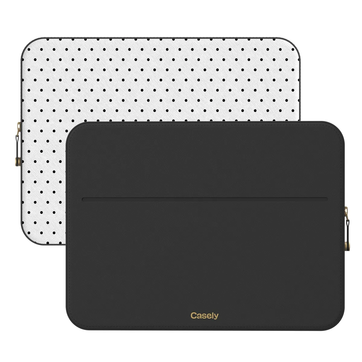 On the Dot | White Polka Dot Laptop Case - Image 12