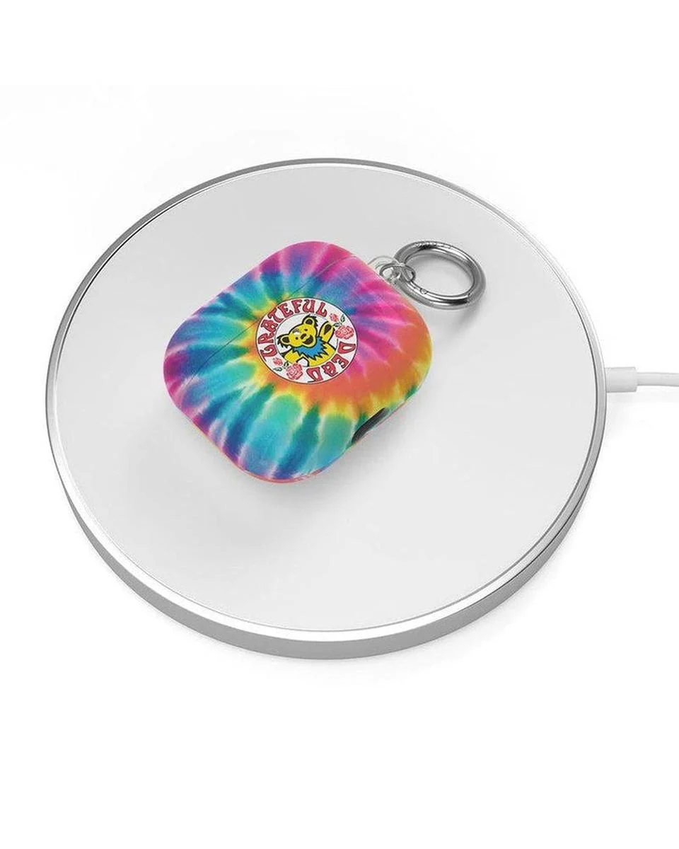 On Tour | Grateful Dead Tie Dye Sticker AirPods Case - Image 10