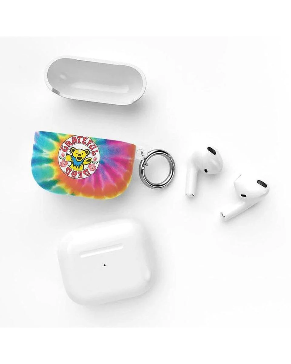 On Tour | Grateful Dead Tie Dye Sticker AirPods Case - Image 11