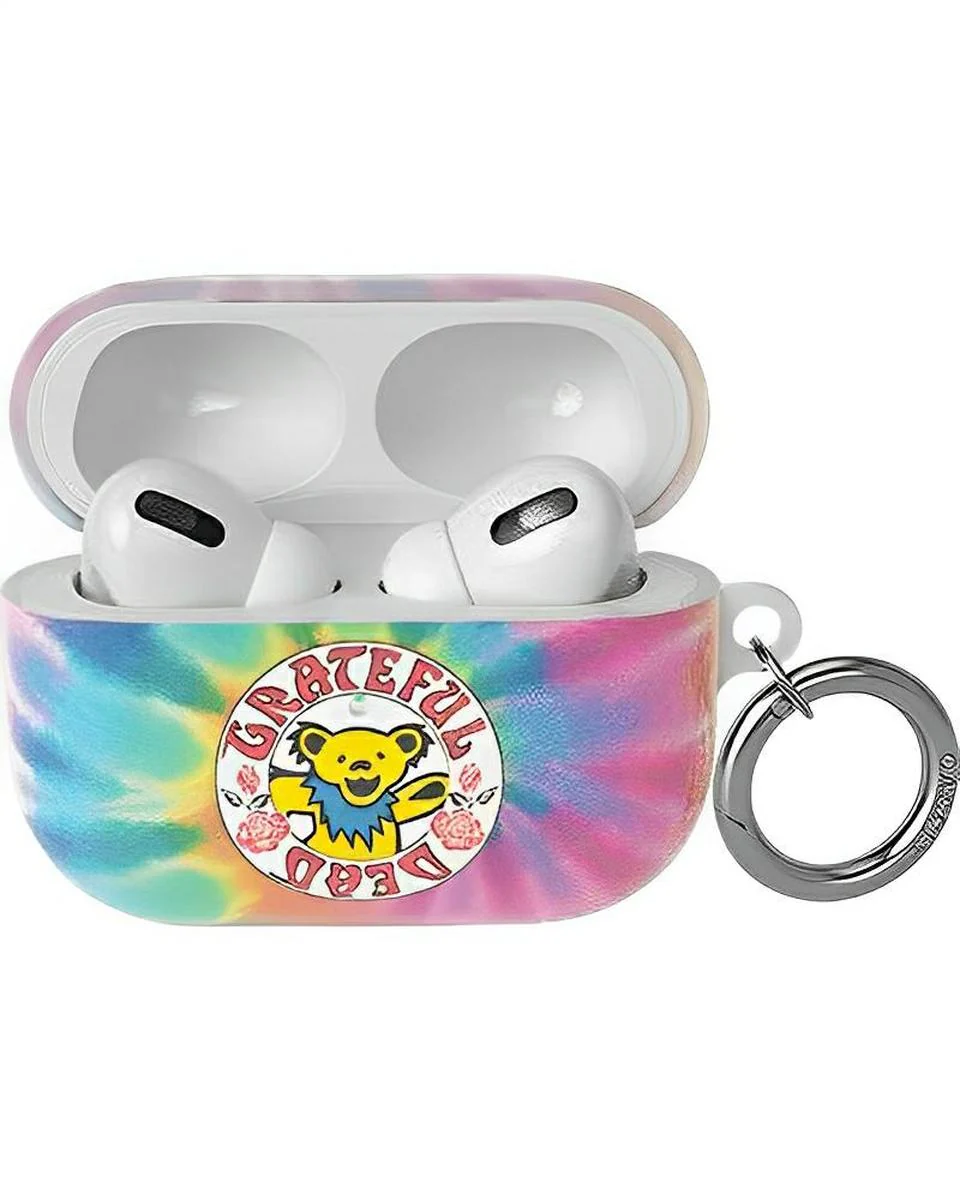On Tour | Grateful Dead Tie Dye Sticker AirPods Case - Image 5