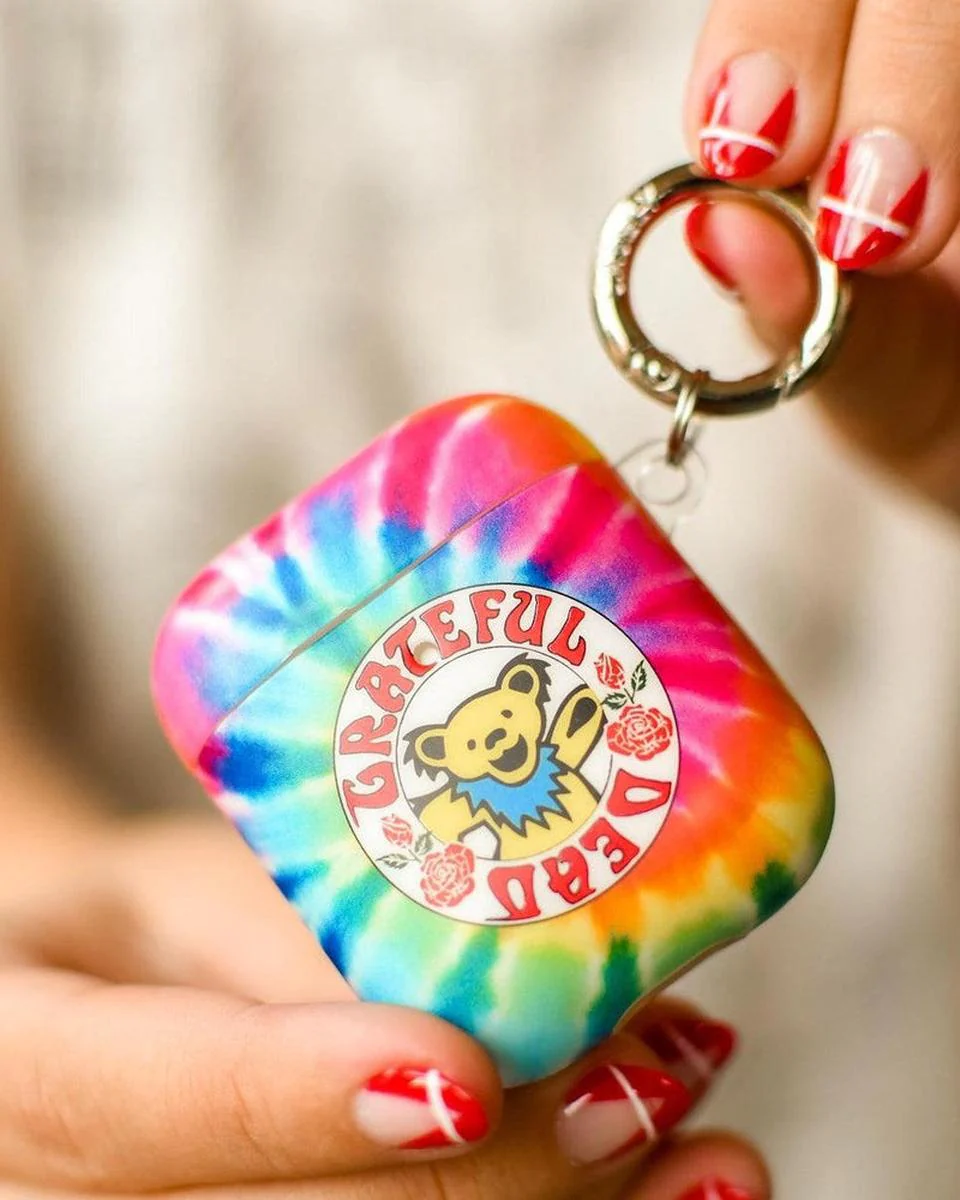 On Tour | Grateful Dead Tie Dye Sticker AirPods Case - Image 9