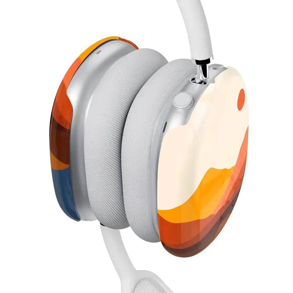 Opposites Attract | Day & Night Colorblock Mountains AirPods Max Case - Image 7