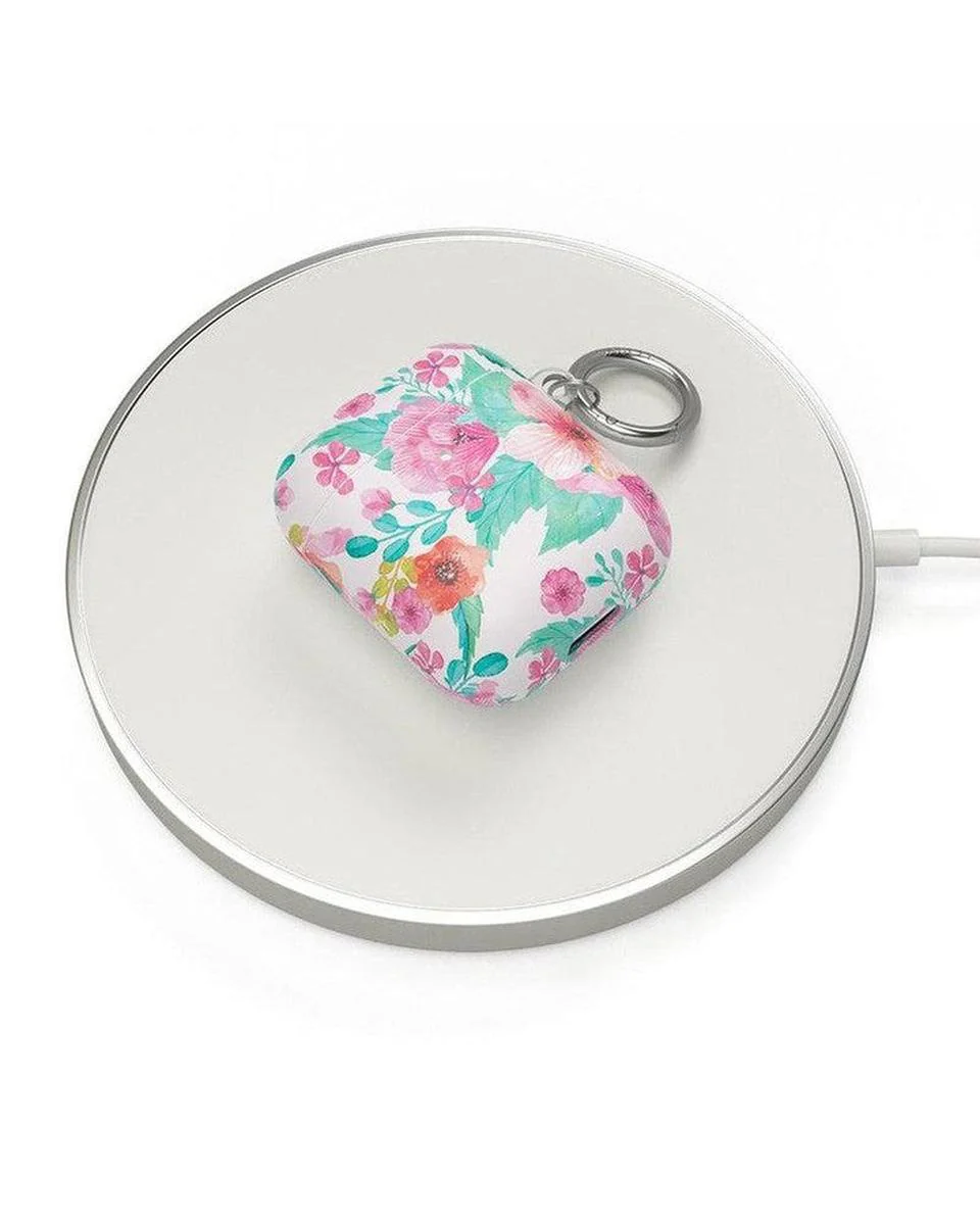 Out and About | Light Pink Floral AirPods Case - Image 11