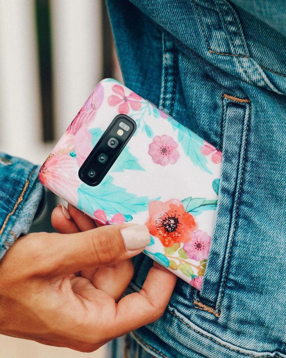 Out And About | Light Pink Floral Samsung Case - Image 11