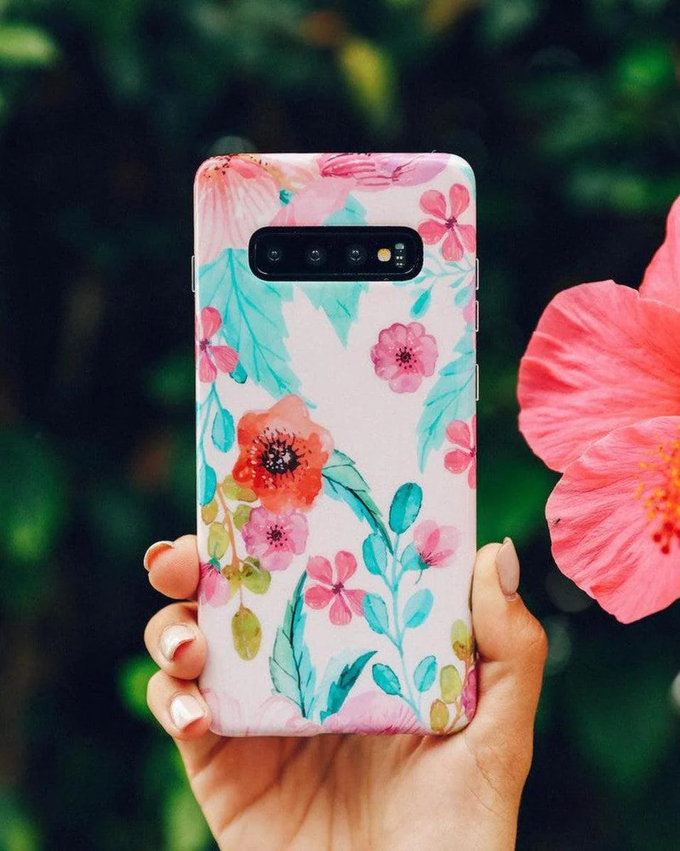 Out And About | Light Pink Floral Samsung Case - Image 13
