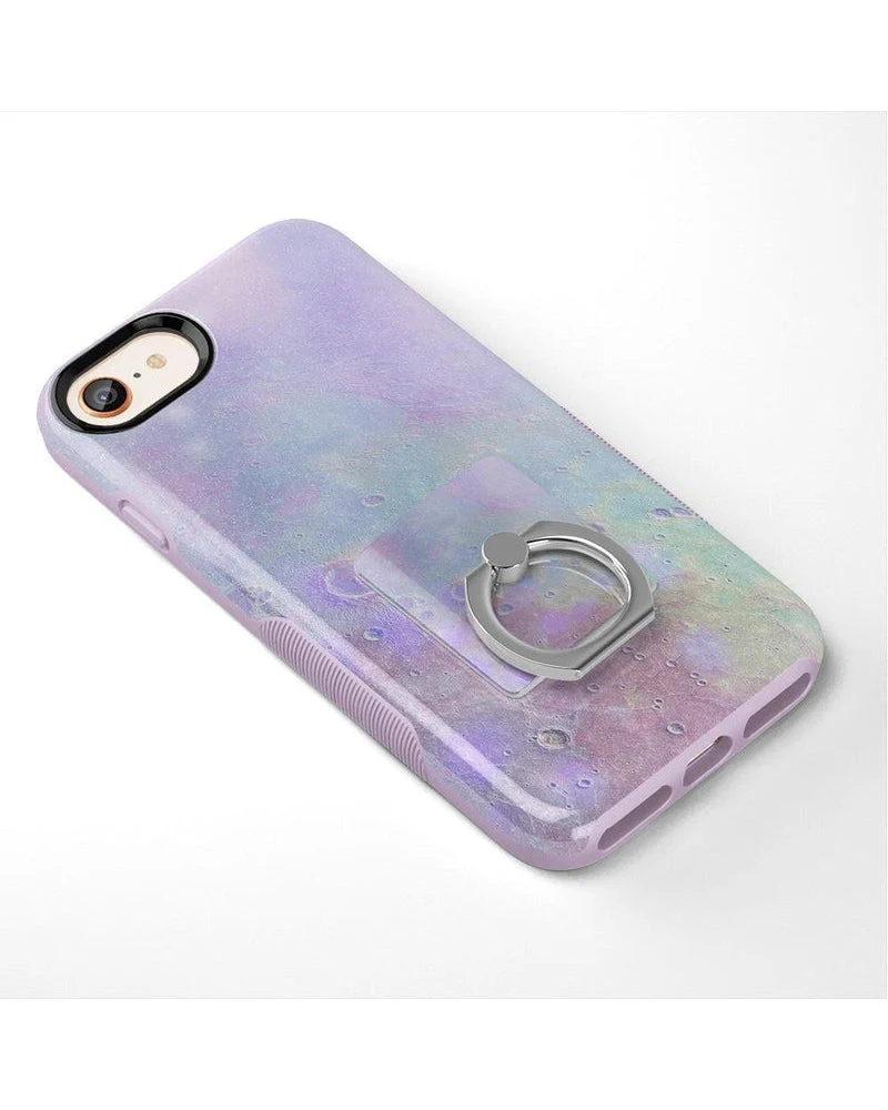 Over the Moon | Pastel Marble Moon Phone Ring - Image 3