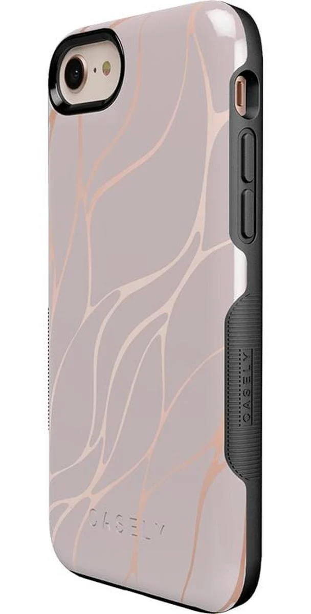 Midnight Ride | Pink and Gold Metallic Waves Case - Image 15