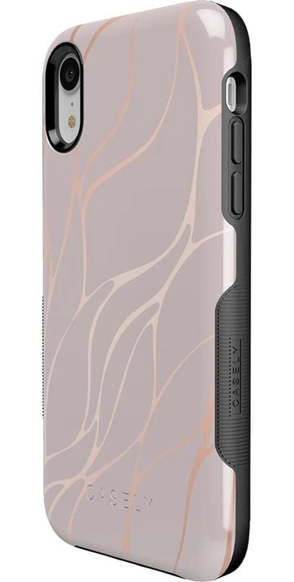 Midnight Ride | Pink and Gold Metallic Waves Case - Image 21