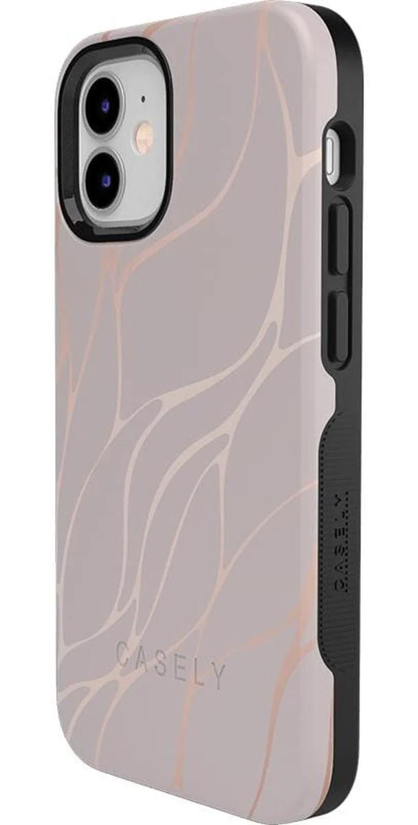Midnight Ride | Pink and Gold Metallic Waves Case - Image 30