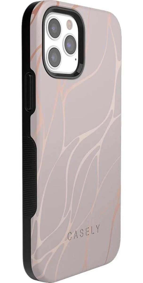 Midnight Ride | Pink and Gold Metallic Waves Case - Image 33