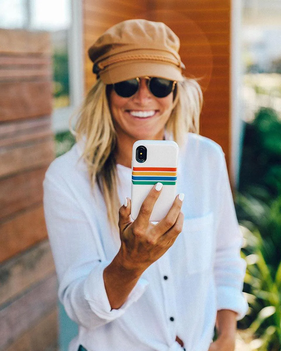 Totally Groovy | Rainbow Stripes Color Block Case - Image 76